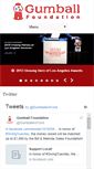 Mobile Screenshot of gumballfoundation.org